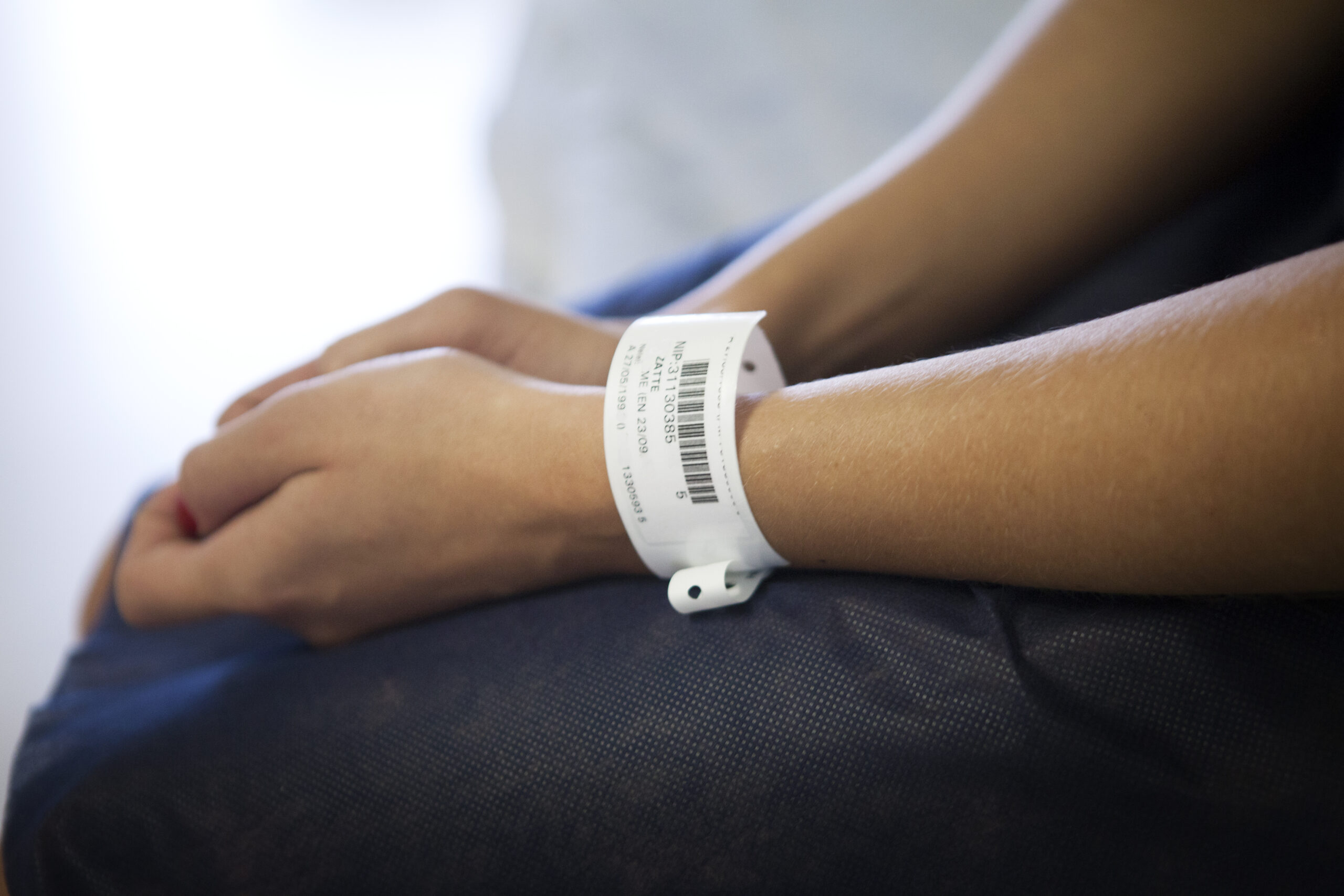 Bracelet d'identification médicale.